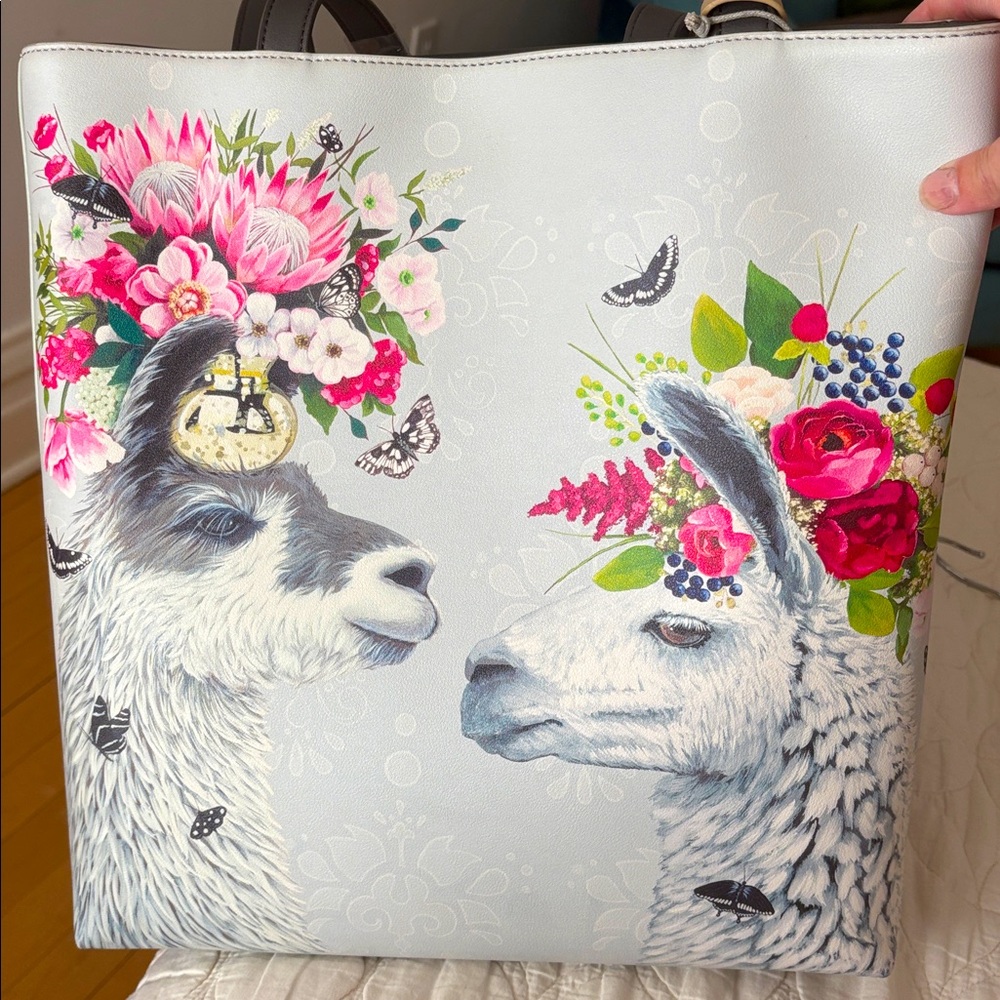 Tote bag- Small collection artist’s print on faux leather